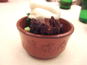 美味しい豚の角煮@中国杭州西湖の楼外楼