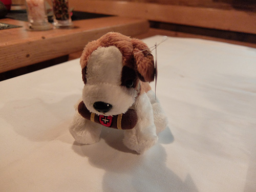 “プレゼントしてもらった救助犬Barryのぬいぐるみ”