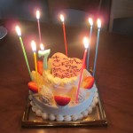 間に合わなかった長女のバースデーケーキ