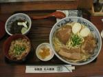 那覇そば那覇亭のそば定食＠沖縄研究室旅行